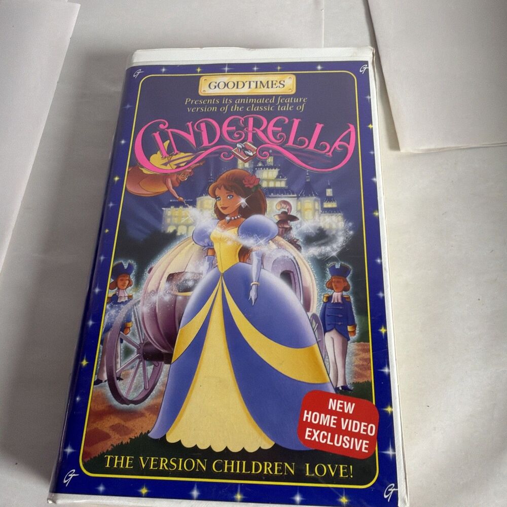 Cinderella VHS 1994 GoodTimes Clamshell